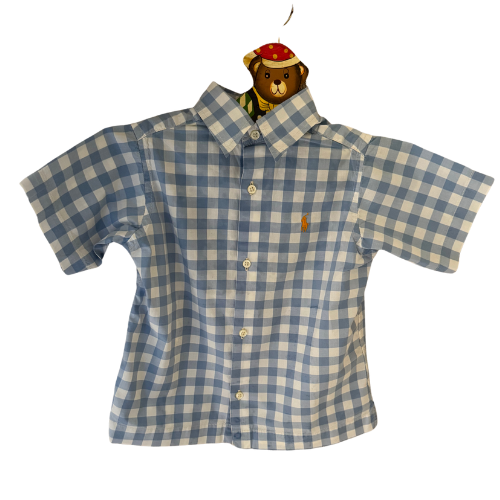 Gingham Cotton Poplin Shirt